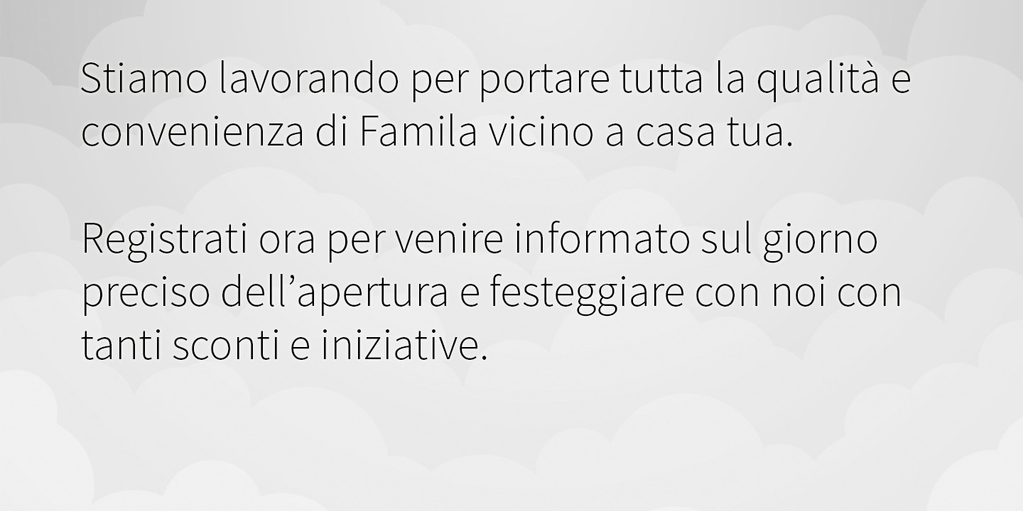 Prossima Apertura Supermercato Mercato