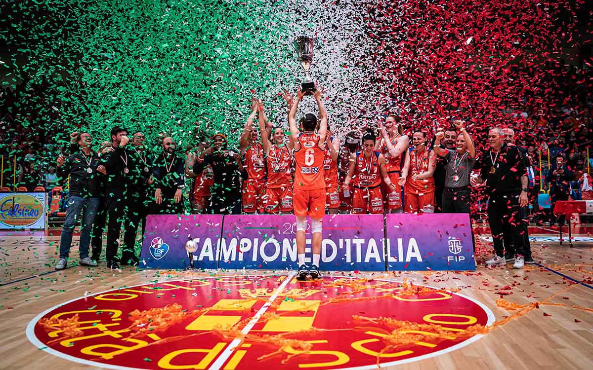 Le ragazze del Famila Wuber Schio sono Campionesse d'italia 2023